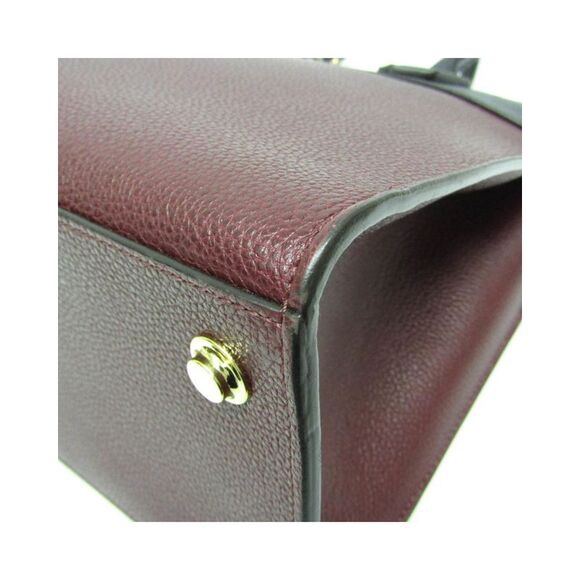 Pre Loved Louis Vuitton Lockme II Handbag BurgundyBlack Women - Picture 6 of 8